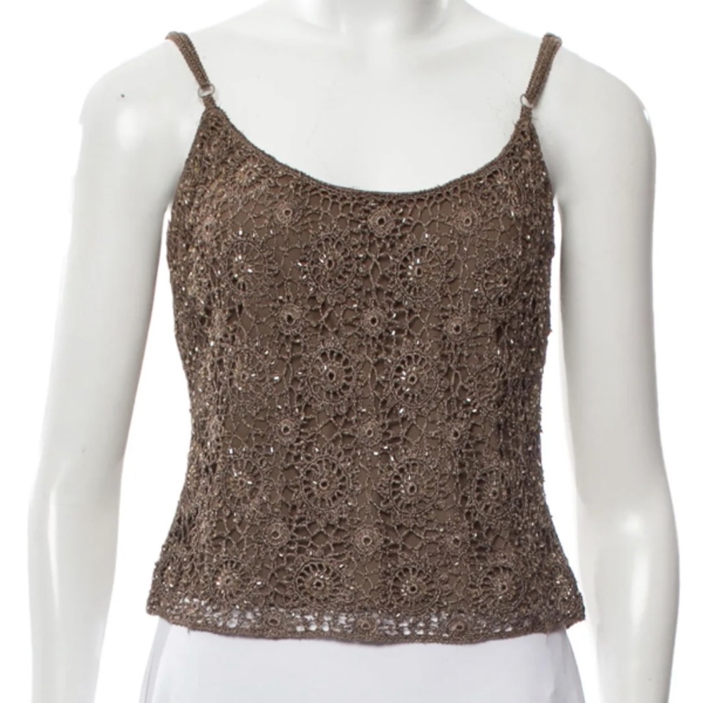CARMEN MARC VALVO Embellished Sleeveless
